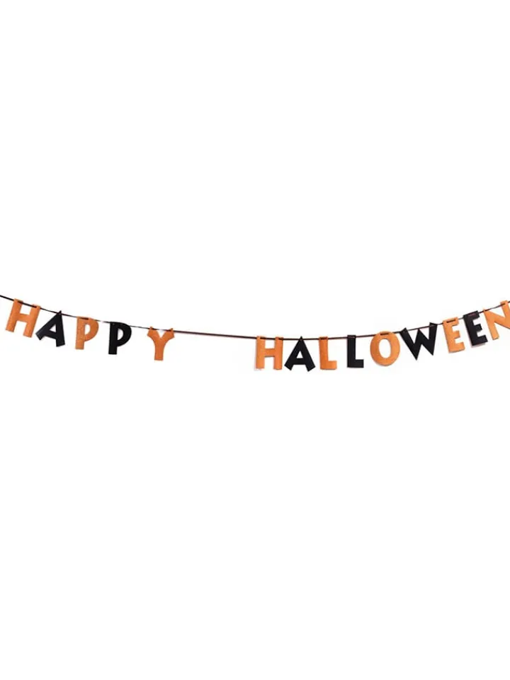 Party x People Partyzubehör & -Dekoration<Girlande "Happy Halloween" in Bunt