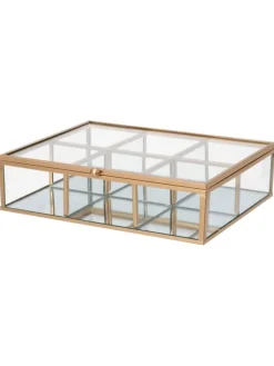 4Living Schmuckkästen<Glasbox in gold