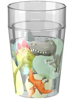 Haba Gedeckter Tisch<Glitzerbecher "Dinos" in Bunt - ab 12 Monaten