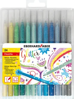Eberhard Faber Kreativbedarf & Do-It-Yourself<Glitzer-Fasermaler - 24 Stück
