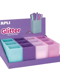 Magni Büro- & Schulbedarf<Glitzernder Stifthalter in Bunt (Überraschungsprodukt)