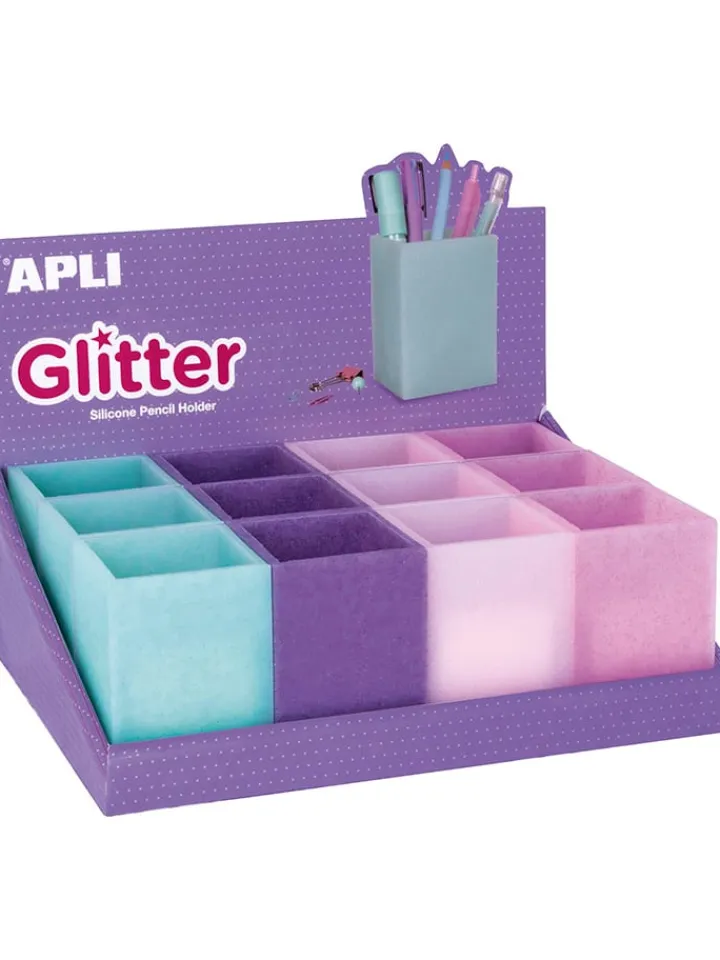 Magni Büro- & Schulbedarf<Glitzernder Stifthalter in Bunt (Überraschungsprodukt)
