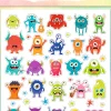 URSUS Kreativbedarf & Do-It-Yourself<Glitzer-Sticker "Fun" in Bunt