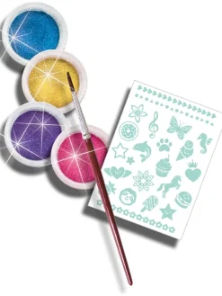 SES Kreativbedarf & Do-It-Yourself<Glitzertattoos - ab 5 Jahren