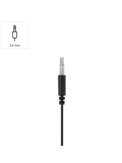 Hama Tv & Audio<Gloss II, In-Ear, Schwarz in Schwarz