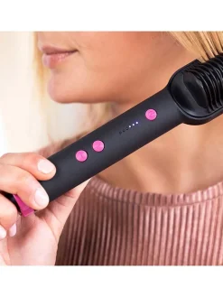 InnovaGoods Technik|Pflege & Gesundheit<Glättungsbürste in Schwarz - (L)27 cm