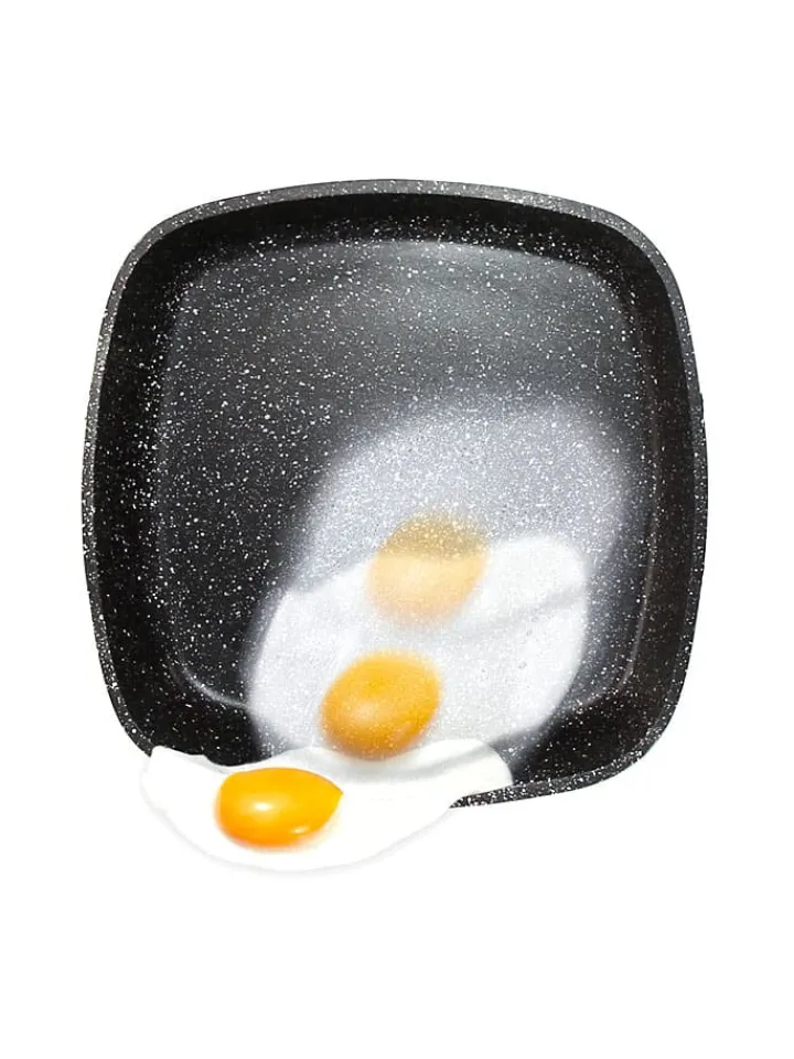 Stoneline Kochgeschirr<Grillpfanne ''Back to Nature'' in Schwarz - (L)28 x (B)28 cm