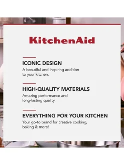KitchenAid Kochgeschirr<Grillpfanne "Classic Forged" in Schwarz - Ø 28 cm