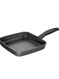 Stoneline Kochgeschirr<Grillpfanne in Grau - (L)26 x (B)26 cm