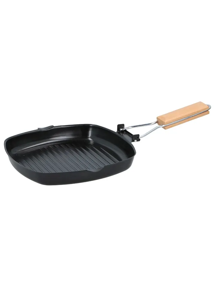 Alpina Kochgeschirr<Grillpfanne in Schwarz - Ø 24 cm