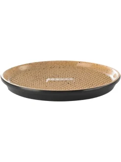 Römertopf Grillen<Grillplatte in Beige - Ø 32 cm