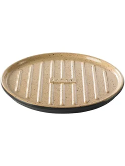 Römertopf Küchenelektronik|Grillen<Grillplatte in Beige - Ø 32,5 cm
