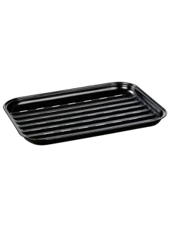 Wenko Küchenelektronik|Grillen<Grillschale "Luca" in Schwarz - (L)34,5 x (B)24,5 cm