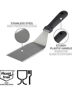 Wenko Grillen<Grillspatel in Silber/ Schwarz - (L)30 cm