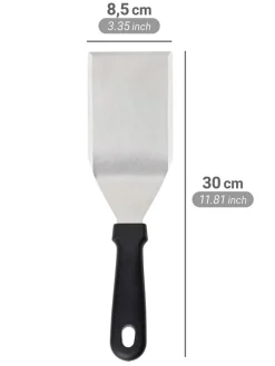 Wenko Grillen<Grillspatel in Silber/ Schwarz - (L)30 cm