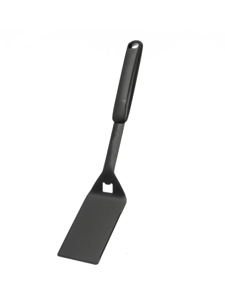 GAUMENKICK Grillen<Grillspatel Wender für BBQ Pfanne L: 45cm in schwarz
