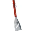 GAUMENKICK Grillen<Grillspatel Wender für BBQ Pfannenwender Edelstahl L: 41cm in rot