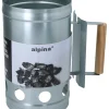 Alpina Grillen<Grillstarter in Silber - (H)27 x Ø 16 cm