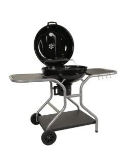 MCW Grillen<Grillwagen N16 mit Deckel drei Ablagen