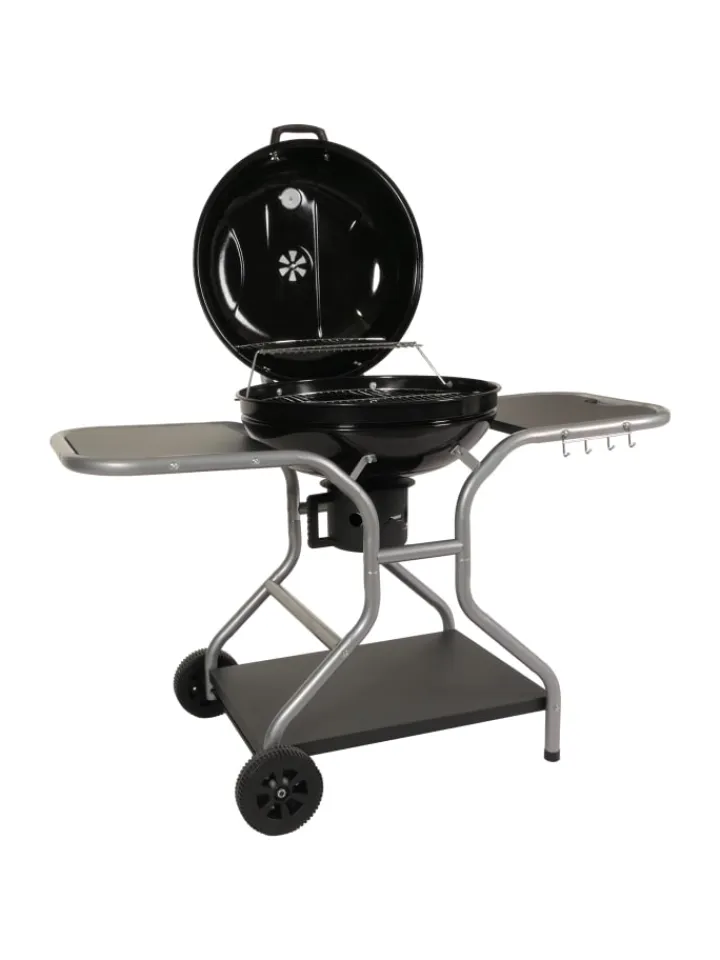 MCW Grillen<Grillwagen N16 mit Deckel drei Ablagen
