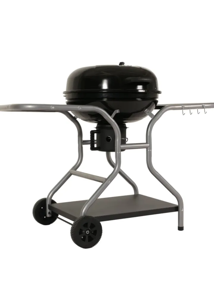 MCW Grillen<Grillwagen N16 mit Deckel drei Ablagen