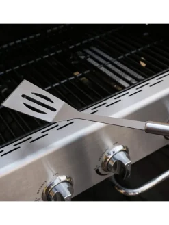 GAUMENKICK Grillen<Grillwender - Pfannenwender - Edelstahl L: 35cm in silber