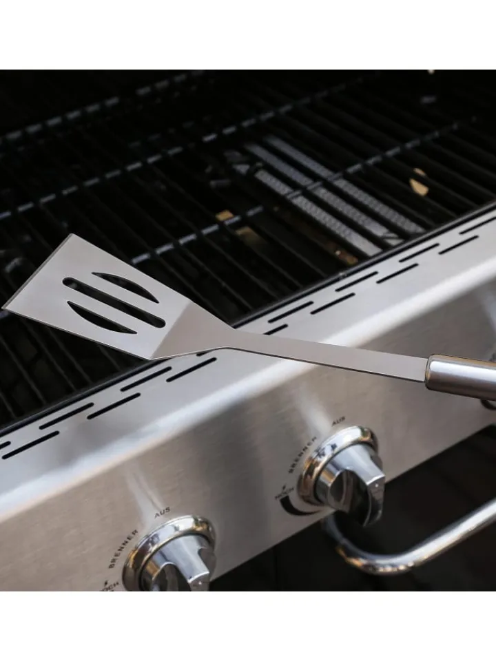 GAUMENKICK Grillen<Grillwender - Pfannenwender - Edelstahl L: 35cm in silber