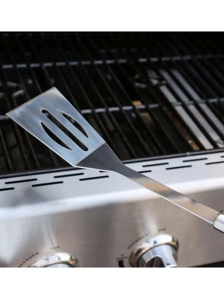 GAUMENKICK Grillen<Grillwender - Pfannenwender - Edelstahl L: 35cm in silber