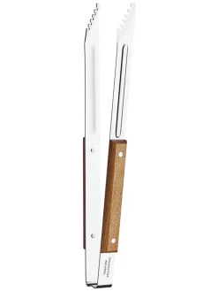 Tramontina Grillen<Grillzange in Silber/ Hellbraun - (L)37,5 cm