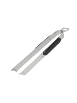 elasto Grillen<Grillzange "Opener" mit Kapselheber in grau - 35 cm