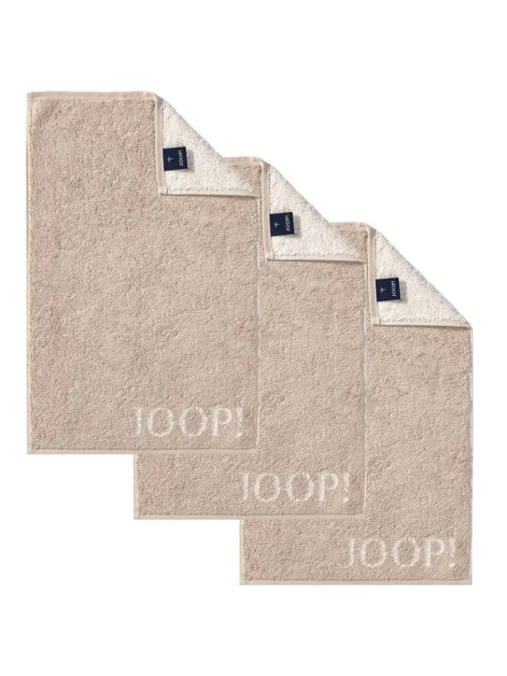 JOOP! Badtextilien<Gästetuch 3er Pack in Beige