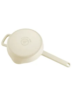 Fissler Kochgeschirr<Gusseisen-Pfanne in Creme - Ø 23 cm