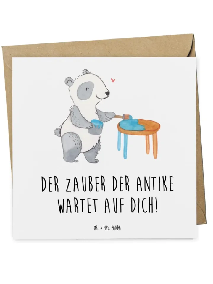 Mr. & Mrs. Panda Sonstige Gutscheine<Gutschein Antiquitätenmarkt Besichtigung mit Sp... in Weiß