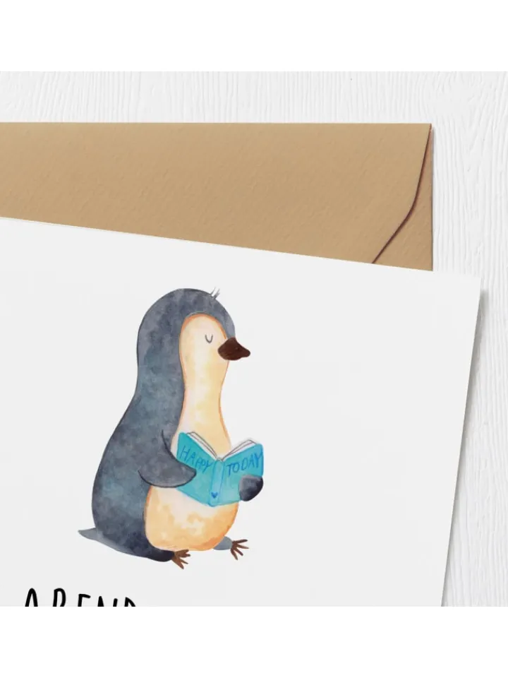 Mr. & Mrs. Panda Sonstige Gutscheine<Gutschein Bücherabend Abenteuer mit Spruch in Weiß