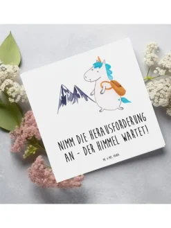 Mr. & Mrs. Panda Sonstige Gutscheine<Gutschein Besuch im Hochseilgarten mit Spruch in Weiß
