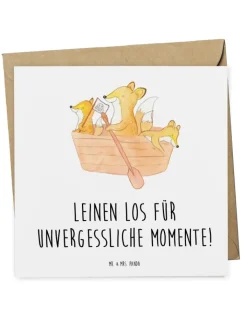 Mr. & Mrs. Panda Sonstige Gutscheine<Gutschein Bootstour Momente mit Spruch in Weiß
