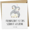 Mr. & Mrs. Panda Sonstige Gutscheine<Gutschein Freundschaftstag Geschenk mit Spruch in Weiß