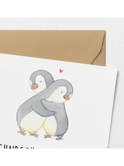 Mr. & Mrs. Panda Sonstige Gutscheine<Gutschein Freundschaftstag Geschenk mit Spruch in Weiß