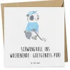 Mr. & Mrs. Panda Sonstige Gutscheine<Gutschein Golfwochenende Schwungvoll mit Spruch in Weiß