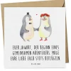 Mr. & Mrs. Panda Sonstige Gutscheine<Gutschein Hochzeit Abenteuer mit Spruch in Weiß