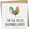 Mr. & Mrs. Panda Sonstige Gutscheine<Gutschein Karte Bauernhofzauber mit Spruch in Weiß