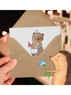 Mr. & Mrs. Panda Sonstige Gutscheine<Gutschein Kochabend für zwei Liebe mit Spruch in Weiß