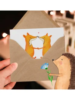 Mr. & Mrs. Panda Sonstige Gutscheine<Gutschein Perfekter Pärchenabend mit Spruch in Weiß