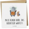 Mr. & Mrs. Panda Sonstige Gutscheine<Gutschein Picknick Abenteuer mit Spruch in Weiß