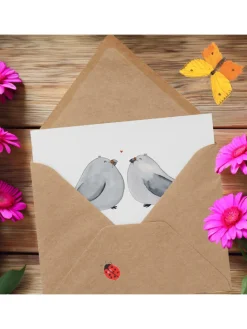 Mr. & Mrs. Panda Sonstige Gutscheine<Gutschein Pärchenabend ZweiMenschkeit mit Spruch in Weiß