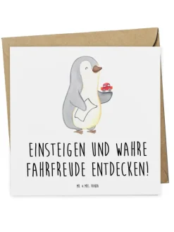 Mr. & Mrs. Panda Sonstige Gutscheine<Gutschein Probefahrt im Traumauto mit Spruch in Weiß