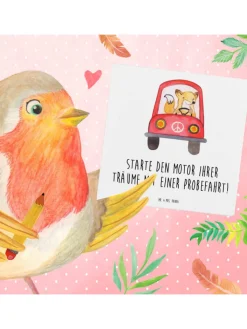 Mr. & Mrs. Panda Sonstige Gutscheine<Gutschein Probefahrt im Traumauto mit Spruch in Weiß