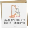 Mr. & Mrs. Panda Sonstige Gutscheine<Gutschein Seele Konzertbesuch mit Spruch in Weiß