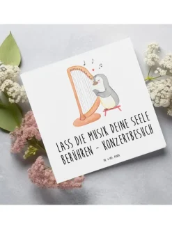 Mr. & Mrs. Panda Sonstige Gutscheine<Gutschein Seele Konzertbesuch mit Spruch in Weiß