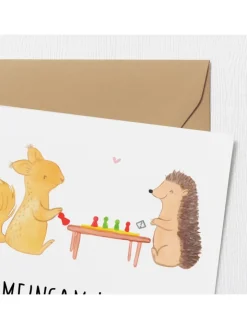 Mr. & Mrs. Panda Sonstige Gutscheine<Gutschein Spieleabend Glück mit Spruch in Weiß